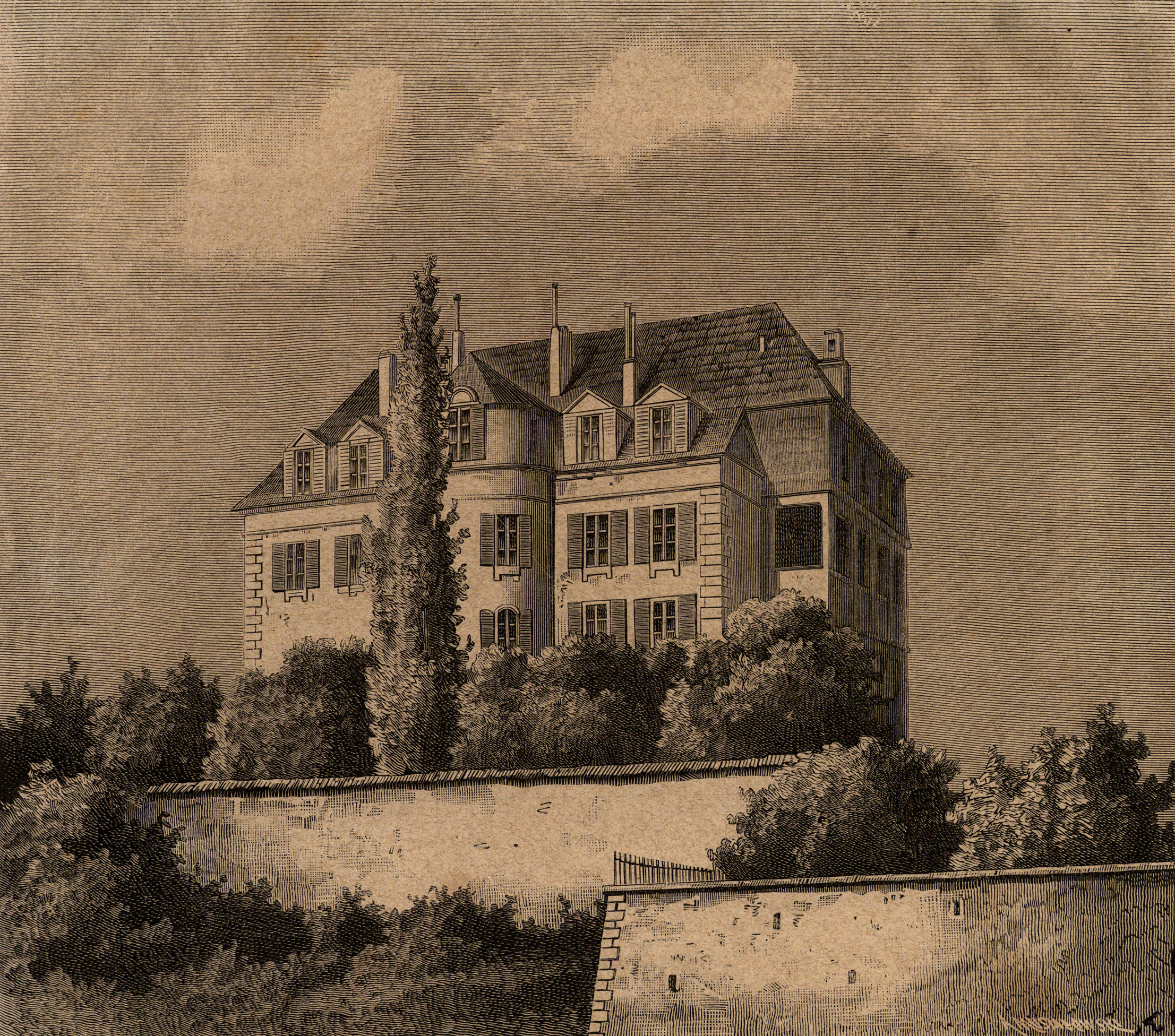 Leman - Lozanna, zamek Beau-Sejour (mieszkanie Mickiewicza)