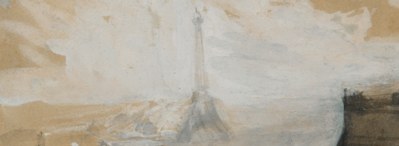 Ludwik de Laveux, Widok Paryża z wieżą Eiffla, ok. 1890, Muzeum Narodowe w Kielcach
