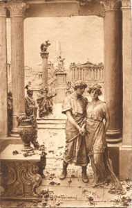  Domenico Mastroianni, ilustracja do Quo vadis (pocztówka, ok. 1900)
