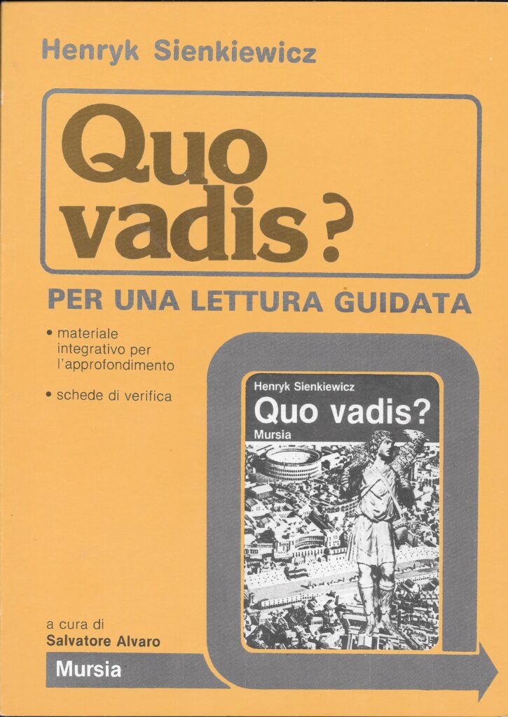 Ponieważ do lat osiemdziesiątych Quo vadis często było czytane jako lektura szkolna, ukazywały się opracowania i przewodniki mające ułatwić jego lekturę (b.d.w, wyd. Mursia)