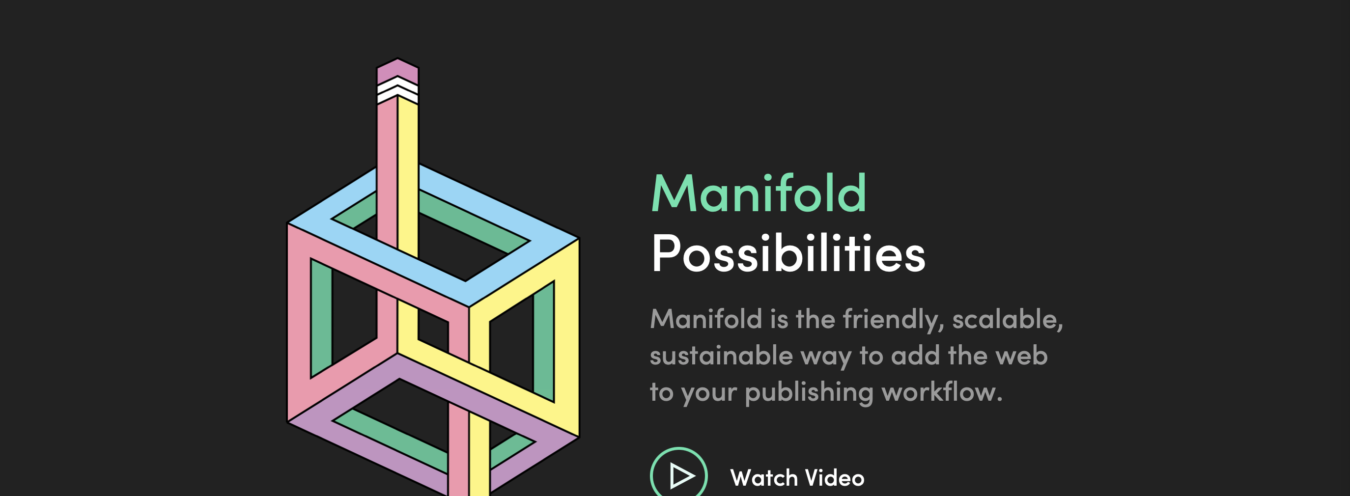 Il. 3 Strona główna projektu „Manifold”, źródło: www.manifoldapp.org/