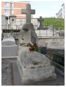 Nagrobek Juliusza Słowackiego na cmentarzu Montmartre